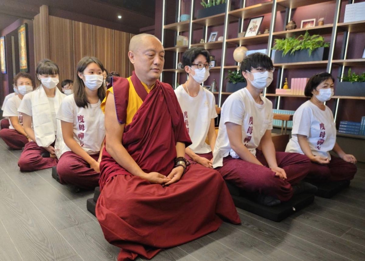 ▲台中度母禪寺提供民眾禪修靜心，以沈澱紛擾心靈，讓心回到當下。（圖／度母禪寺提供） 