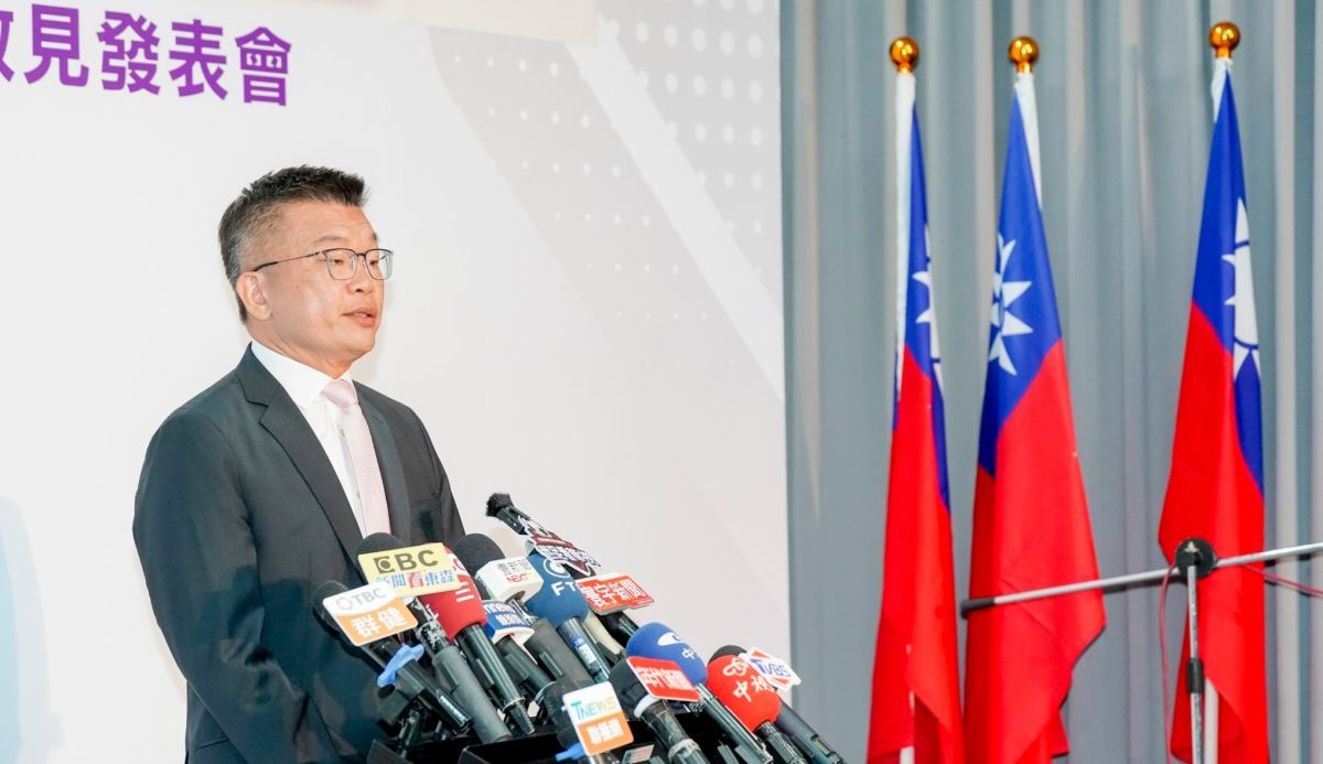 ▲蔡其昌指盧秀燕在政見會將林佳龍當虛擬對手，是在轉移民眾注意力，不肯與他直球對決。（圖／蔡其昌競總提供，2022.11.15）