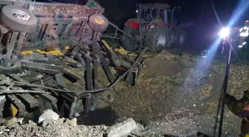 ▲美媒報導，俄羅斯飛彈越境進入北約成員國波蘭，造成2人喪生。包括白宮國安會與美國國防部都表示已聽聞此事，仍在查證中。美國總統拜登已聽取簡報，並與波蘭總統杜達通話。（圖／翻攝自Rybar in English 推特 @rybar_en）