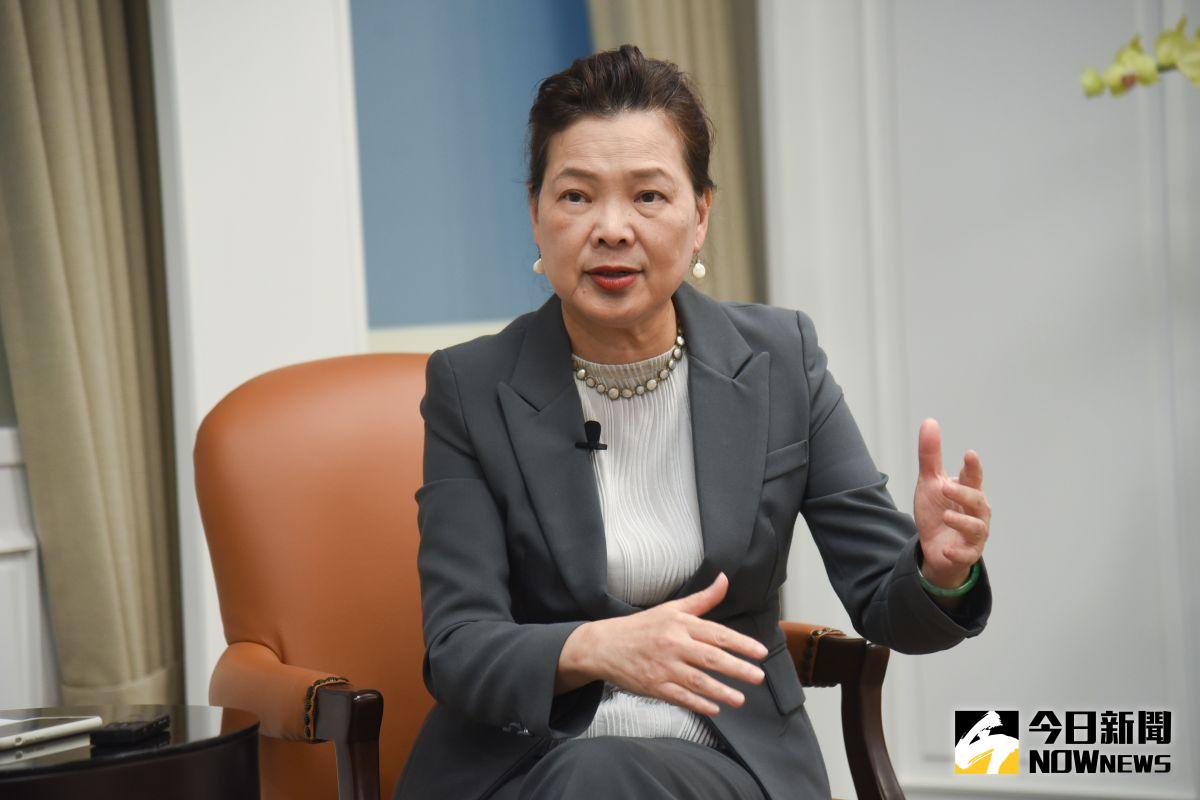 ▲對於台積電傳於桃園擴廠，有望挹注當地何等程度的效果，經濟部長王美花今（18）日受訪回應。（圖／記者陳明安攝影）