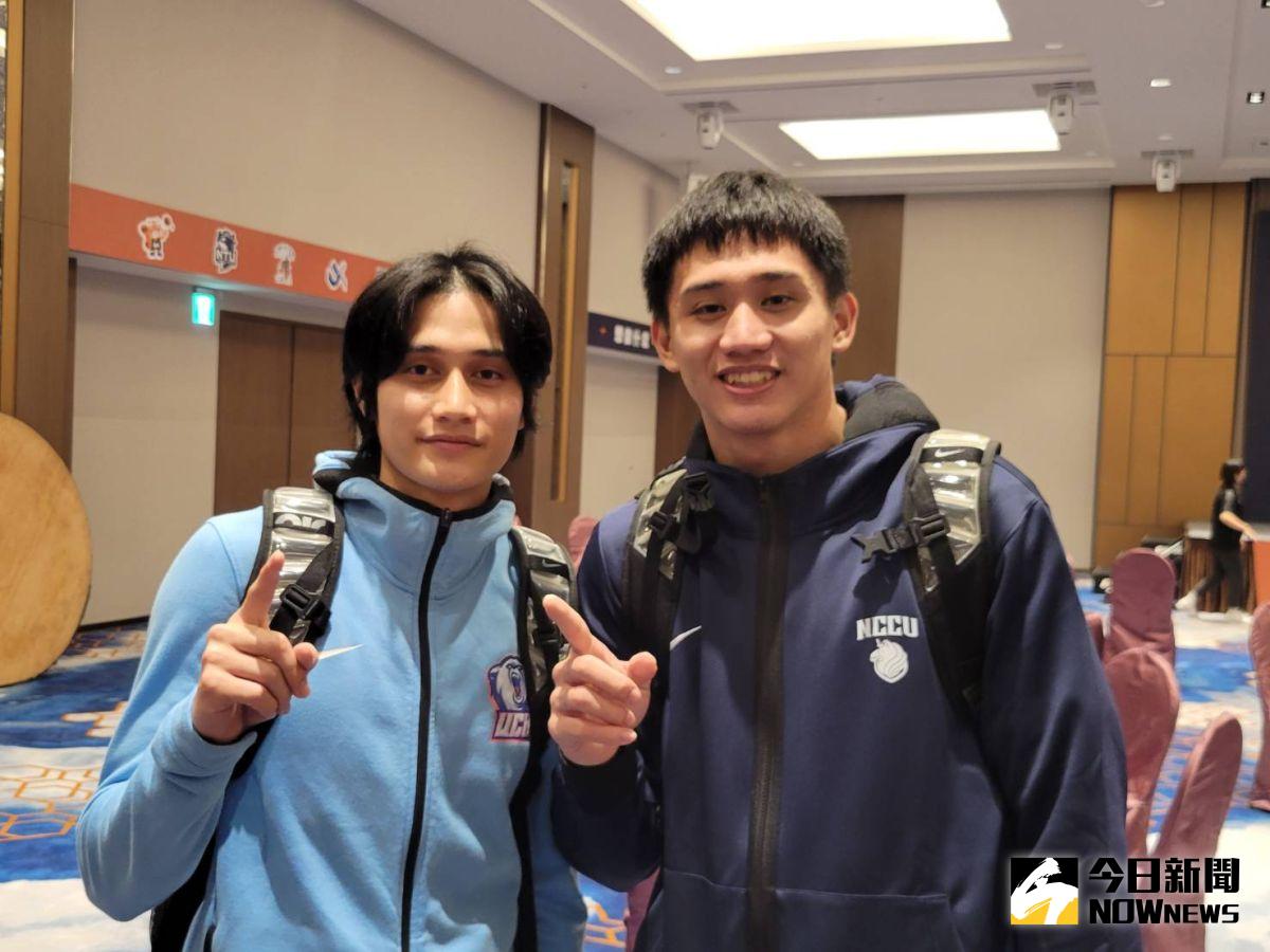 ▲高錦瑋和林彥廷。（圖／黃建霖攝）