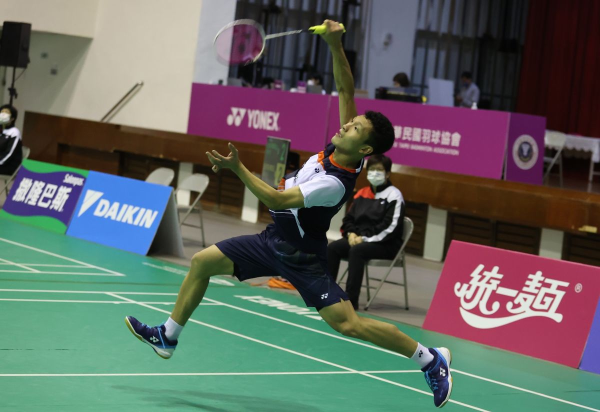 ▲高中盃男單冠軍土銀能仁馬承毅。大會提供