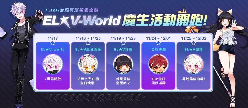 ▲《艾爾之光》ELV-World慶生活動。(圖/遊戲橘子提供)