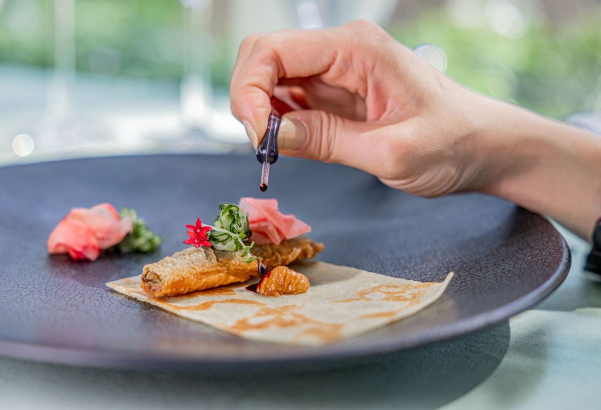 ▲「Lafete．法月」法式餐廳，道道美食如詩如畫，讓人捨不得動口。（圖／法月提供）