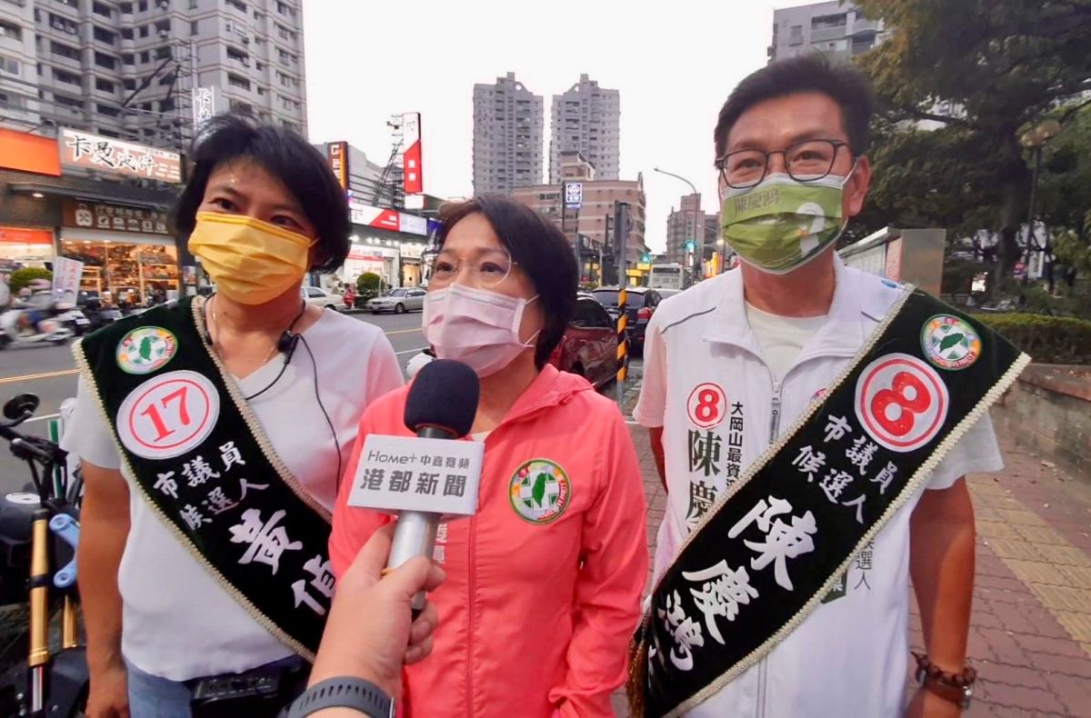 ▲立委劉世芳表示，黃偵琳與陳慶鴻對在地建設十分熟悉，是未來議會內能夠立刻協助市長陳其邁推動半導體科技廊帶最重要的即戰力，更是議會過半的關鍵席次。（圖／記者郭凱杰翻攝）