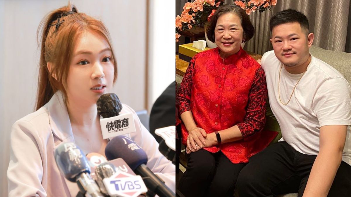 ▲丫頭（左圖）發文悼念月初癌逝的婆婆。（圖／快電商提供、翻攝自王惟立IG）