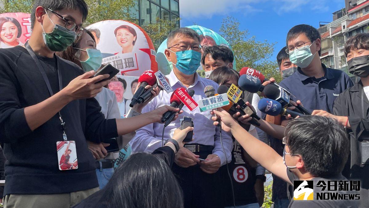 ▲針對柯建銘抨擊「新白色恐怖」的說法，身兼民眾黨主席的台北市長柯文哲18日則回應「大家還要不要當朋友？」（圖／記者丁上程攝，2022.11.18）