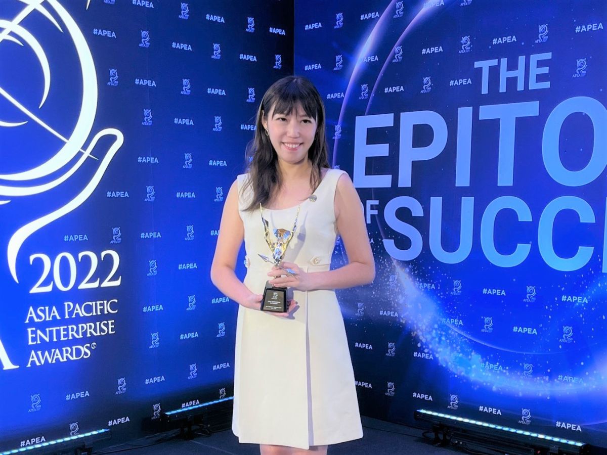 ▲雲豹能源榮獲2022 APEA亞太傑出企業【企業躍進獎】(Fast Enterprise Award)殊榮肯定，由總經理趙書閔出席代表受獎。（圖／資料照片）