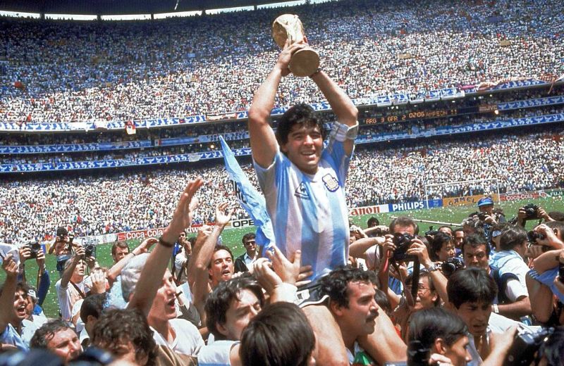 ▲馬拉度納(Diego Maradona)率領阿根廷在世界盃奪冠。（圖／美聯社／達志影像）