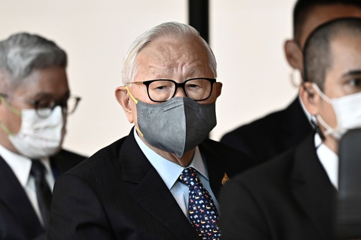 ▲2022 APEC峰會進入尾聲，高齡91歲的台積電創辦人張忠謀代表台灣出席。（圖／美聯社／達志影像）