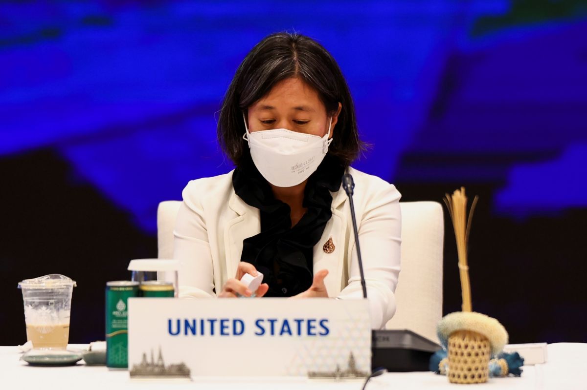 ▲美國貿易代表戴琪於APEC。（圖／美聯社／達志影像）