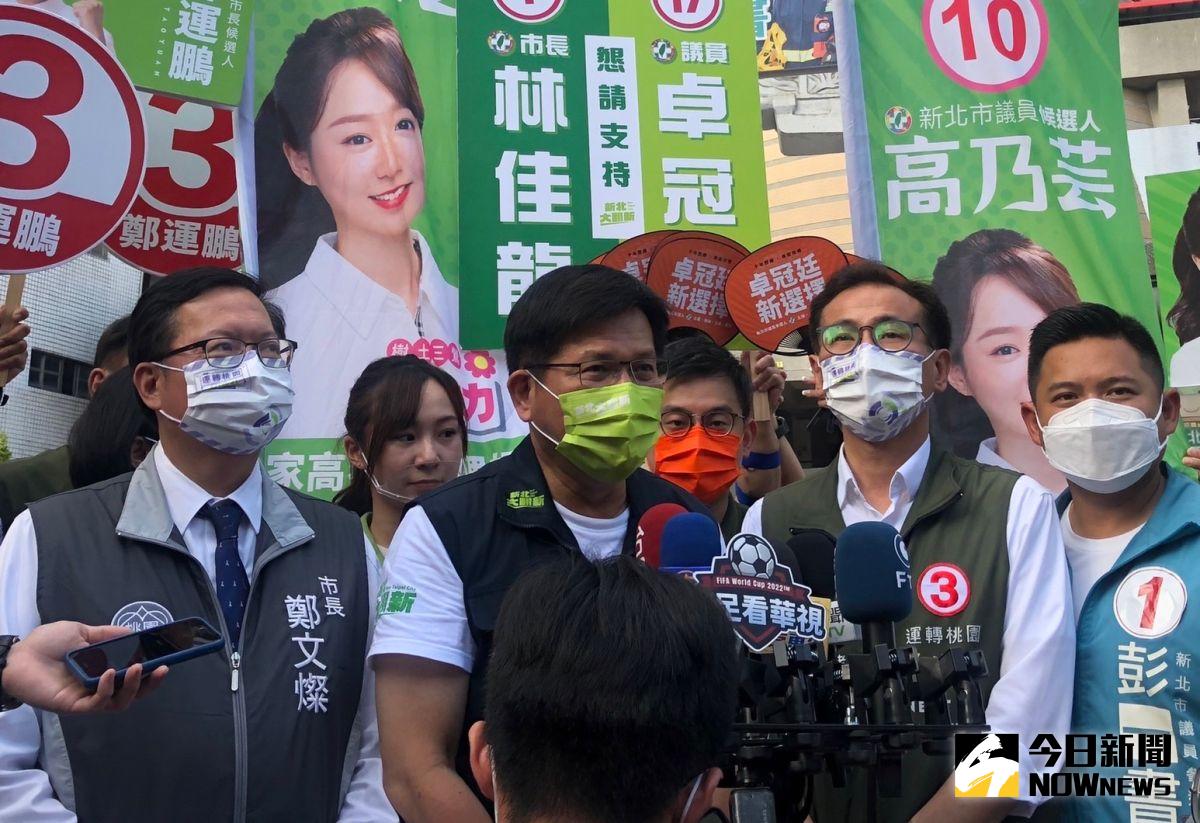 ▲林佳龍表示，真的很不捨喪子的恩恩爸受到這樣的折磨，當選第一件事情，就是成立恩恩案81分鐘救護車才到的調查小組，「我承諾會給一個真相」。（圖／記者黃宣尹攝，2022.11.19）