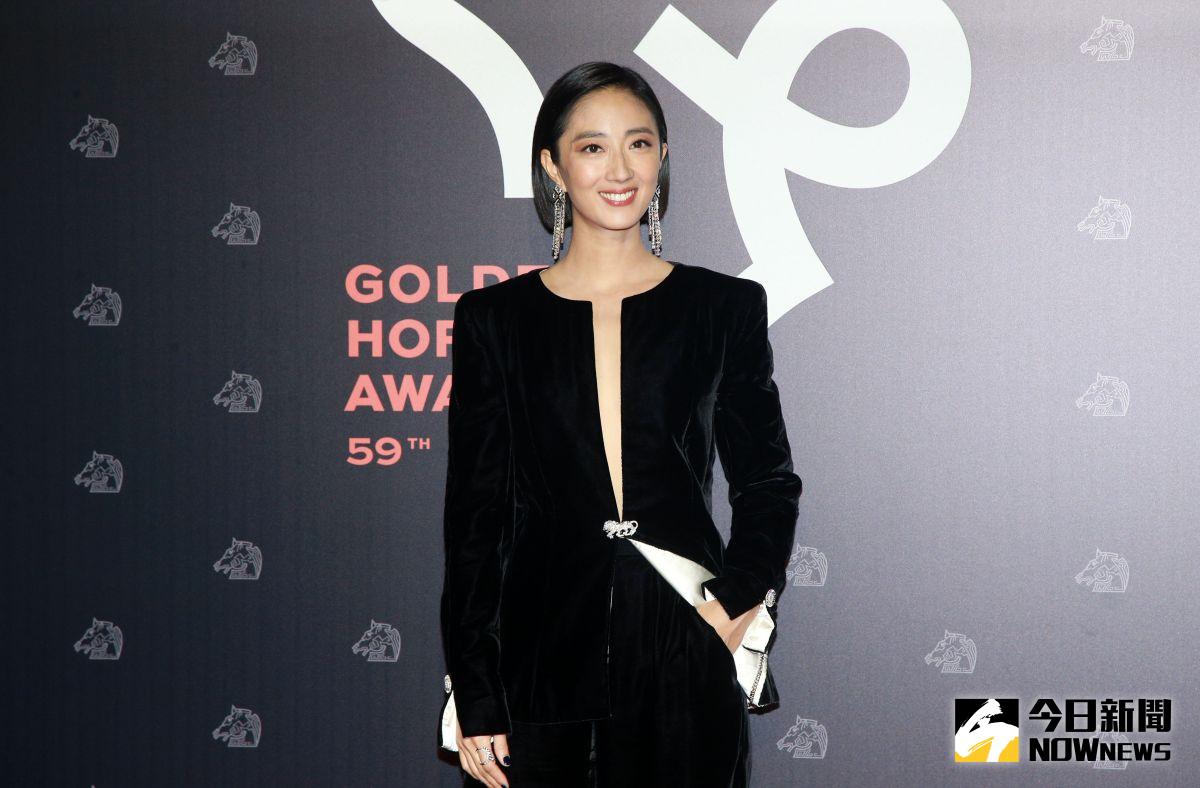 ▲桂綸鎂出席第59屆金馬紅毯。（圖／NOWnews攝影中心）