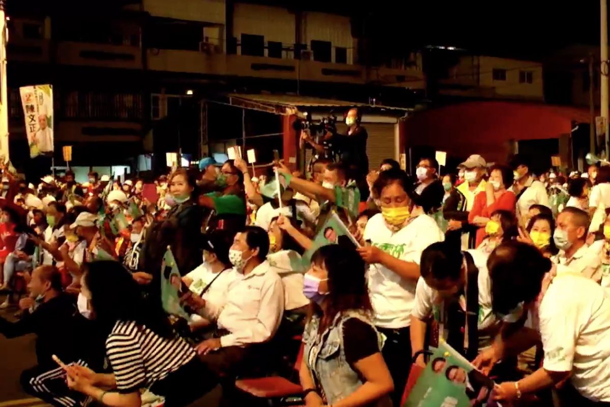 ▲民進黨雲林縣長參選人劉建國，今（19）晚在斗六南聖宮舉辦造勢大會，湧入許多支持者到場力挺。（圖／翻攝自劉建國臉書）