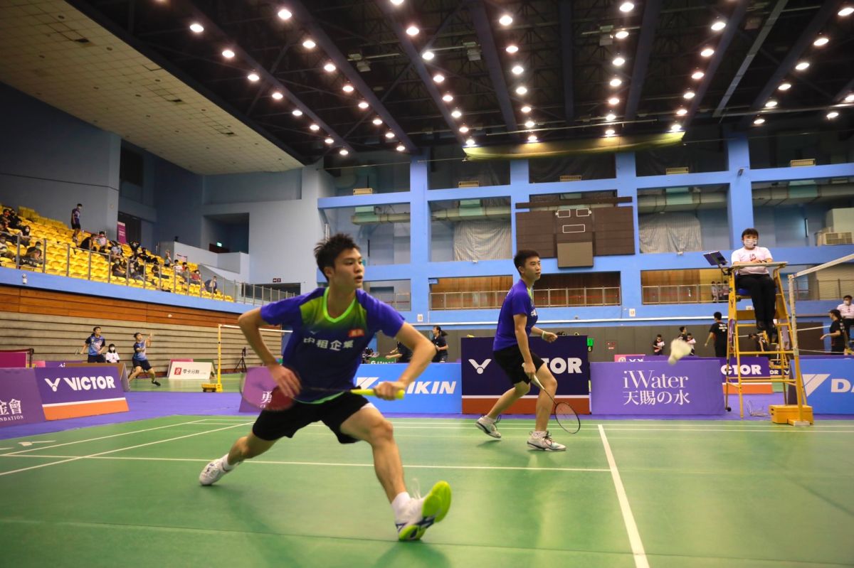 ▲U19男子雙打冠軍中租大同楊承澔、張軒瑀。官方提供