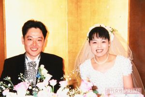 ▲前島貴子於34歲時與丈夫前島充雅結婚。（圖／翻攝自週刊女性）