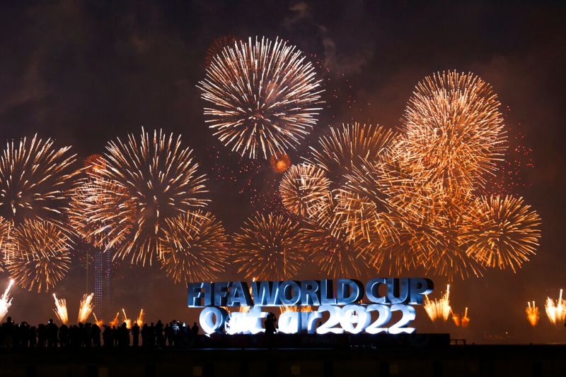 ▲2022卡達世足在正式開始前就爭議不斷。(圖/達志影像/美聯社)