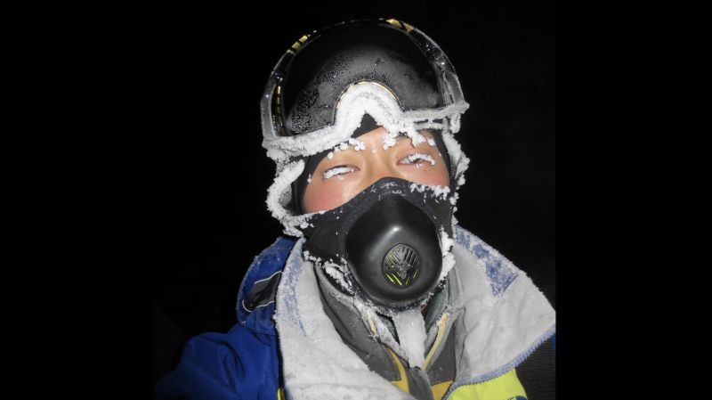 ▲極地超馬選手陳彥博在臉書上秀出一張在極地比賽時的照片，超震撼的畫面讓網友忍不出：「眼淚噴出來！」(圖／翻攝陳彥博臉書)