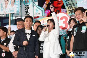 ▲台北市長候選人黃珊珊「偉大市民挺珊珊」造勢晚會。（圖／記者林調遜攝，2022.11.20）