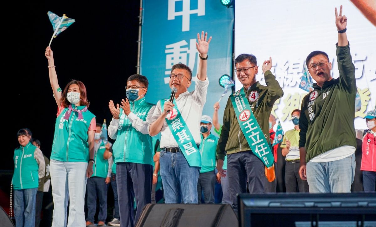 ▲蔡其昌說不再拜託盧秀燕了！自己的家鄉自己建設。（圖／蔡其昌競總提供，2022.11.20）