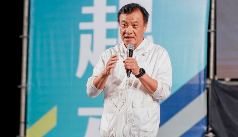 ▲前立法院長蘇嘉全分享他和蔡其昌的共事經驗,讚許他是行動力極強的政治人物。(圖/蔡其昌競總提供,2022.11.20)
