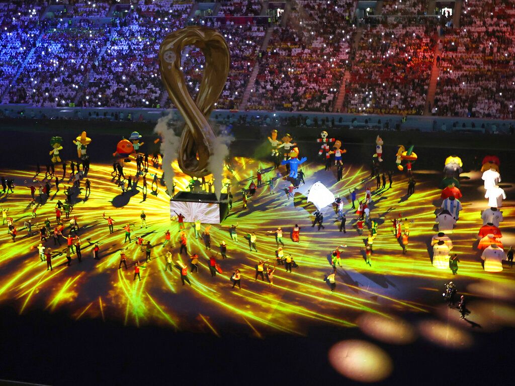 ▲卡達世足賽開幕。取自美聯社