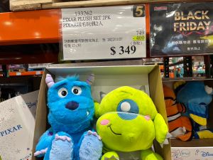 PIXAR絨毛玩偶2入,原價729元,特價349元。 ▲PIXAR絨毛玩偶2入,原價729元,特價349元。