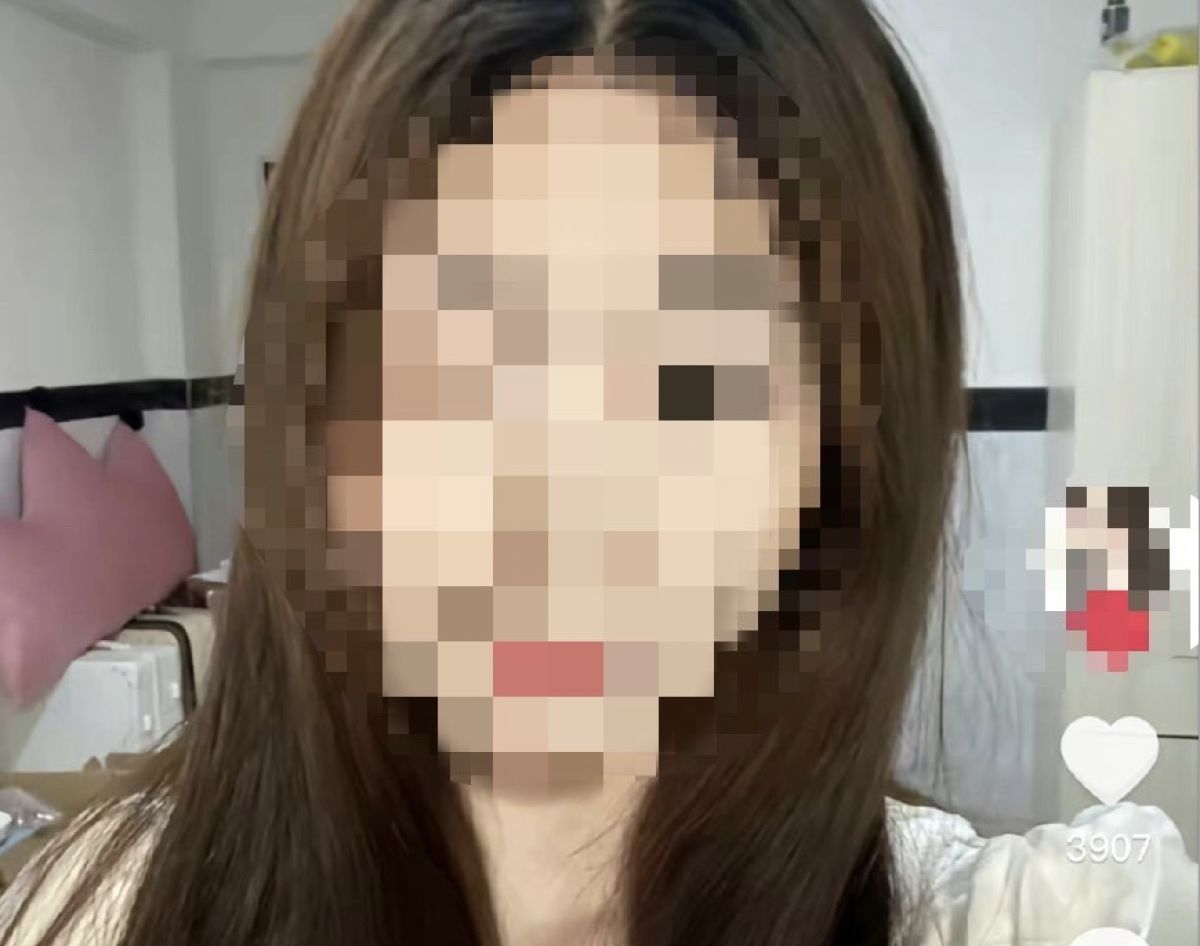 ▲20歲抖音網美「仙氣樂蘊」徐姓女子，10月底在公廁遭陌生男子持磚頭襲擊。（圖／翻攝自抖音）