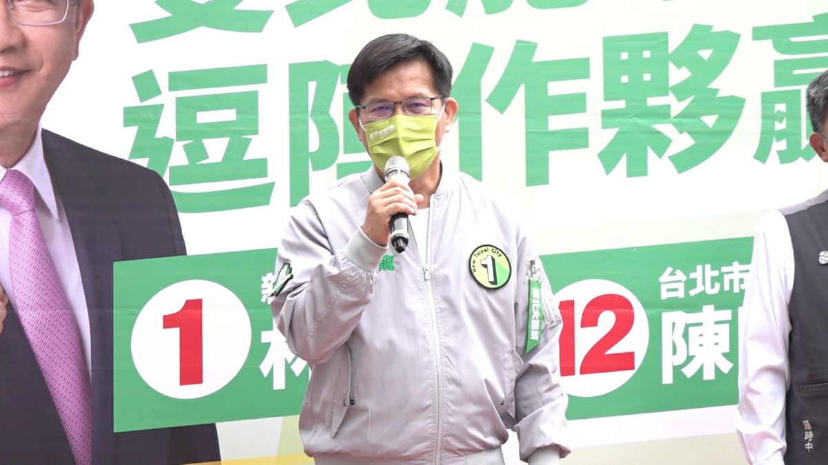 ▲林佳龍認為歡樂耶誕城舉辦時間太久，造成人民的困擾。（圖／記者朱永強攝，2022.11.21）