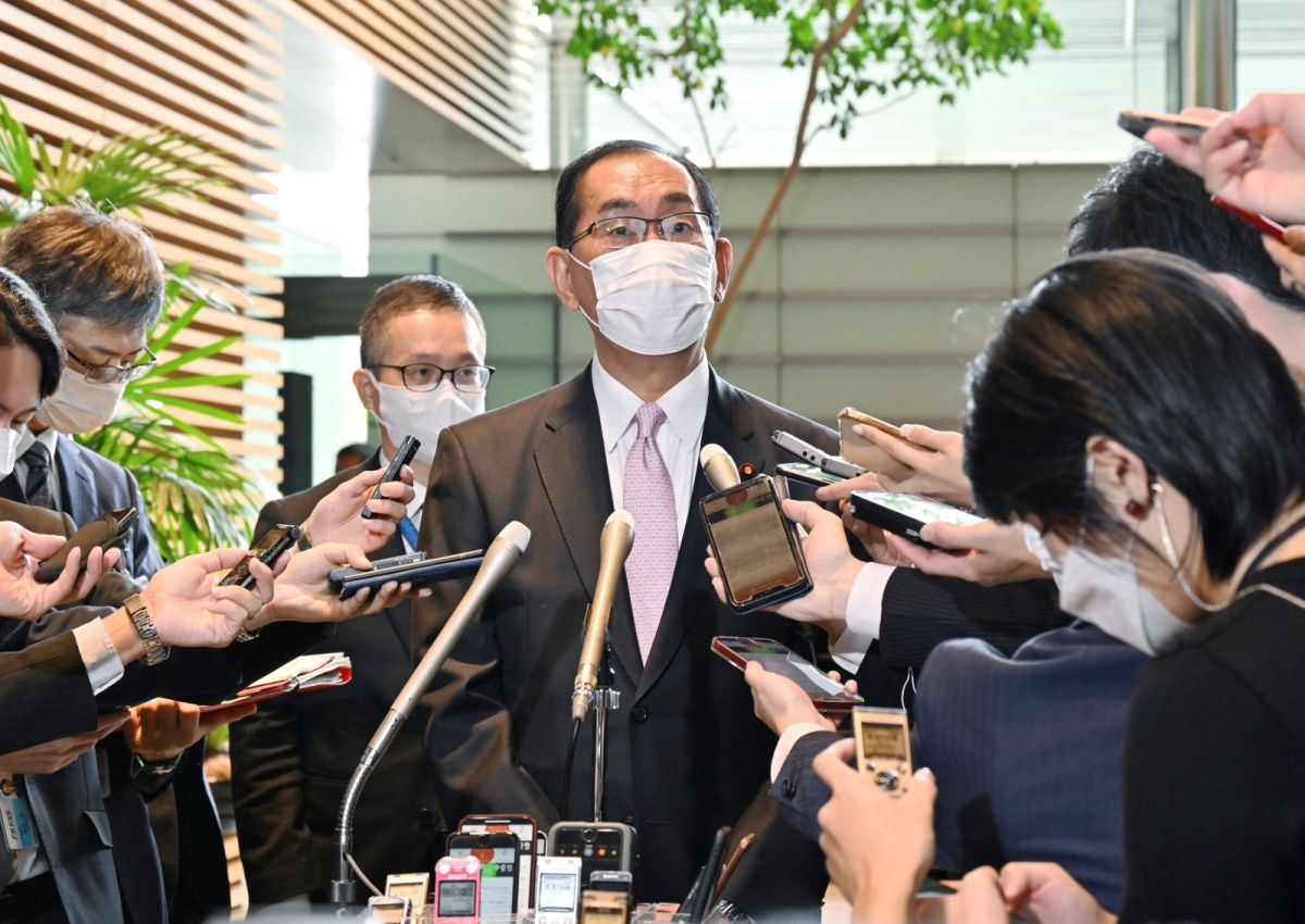 ▲63歲的日本前外務大臣松本剛明，正式接任總務大臣一職，他出身政治世家，是日本第一任首相伊藤博文的外玄孫。（圖／美聯社／達志影像）