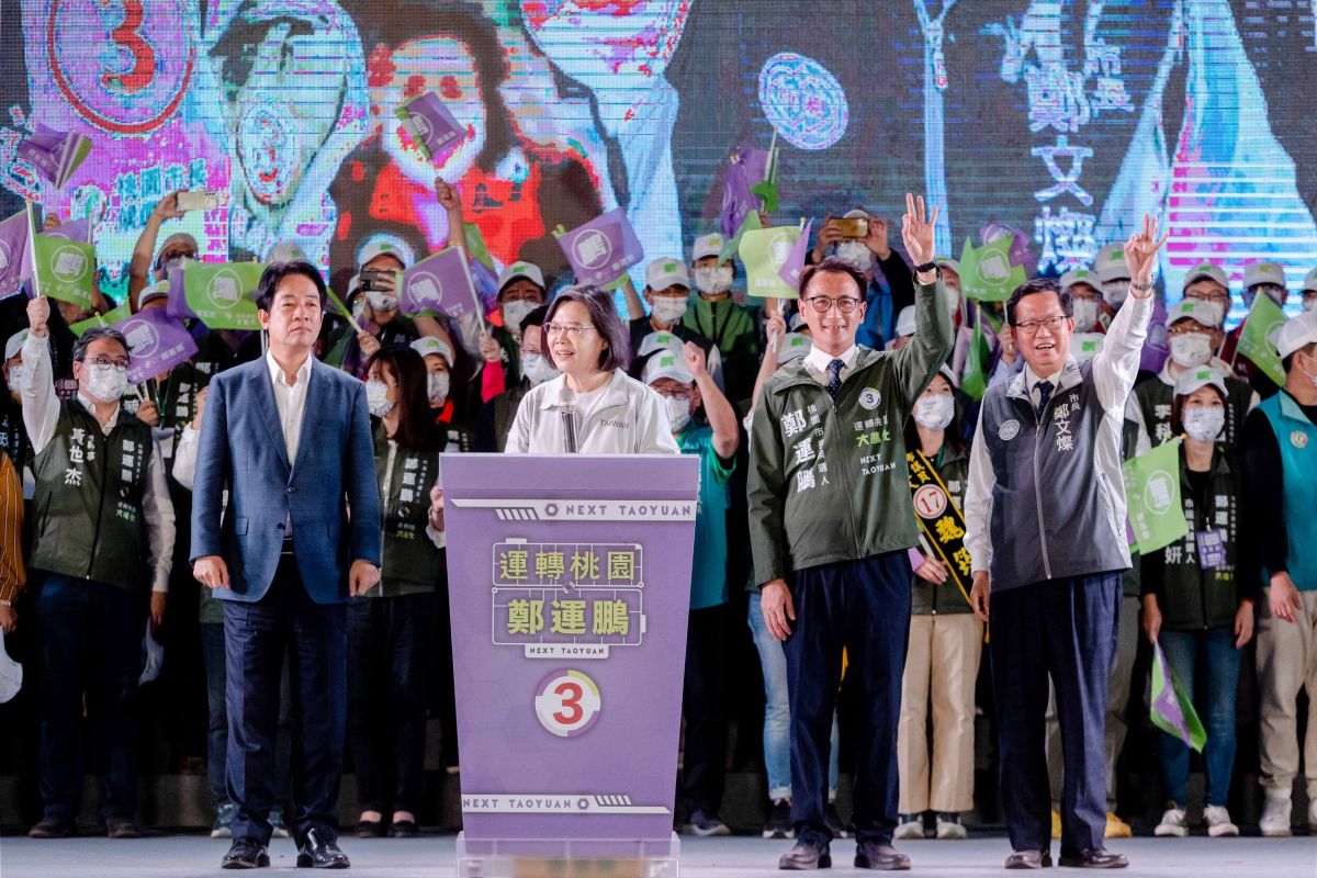 ▲綠營痛斥國民黨、張善政抹黑鄭文燦、鄭運鵬名譽，更羞辱桃園市民的智慧。（圖／鄭運鵬辦公室提供）