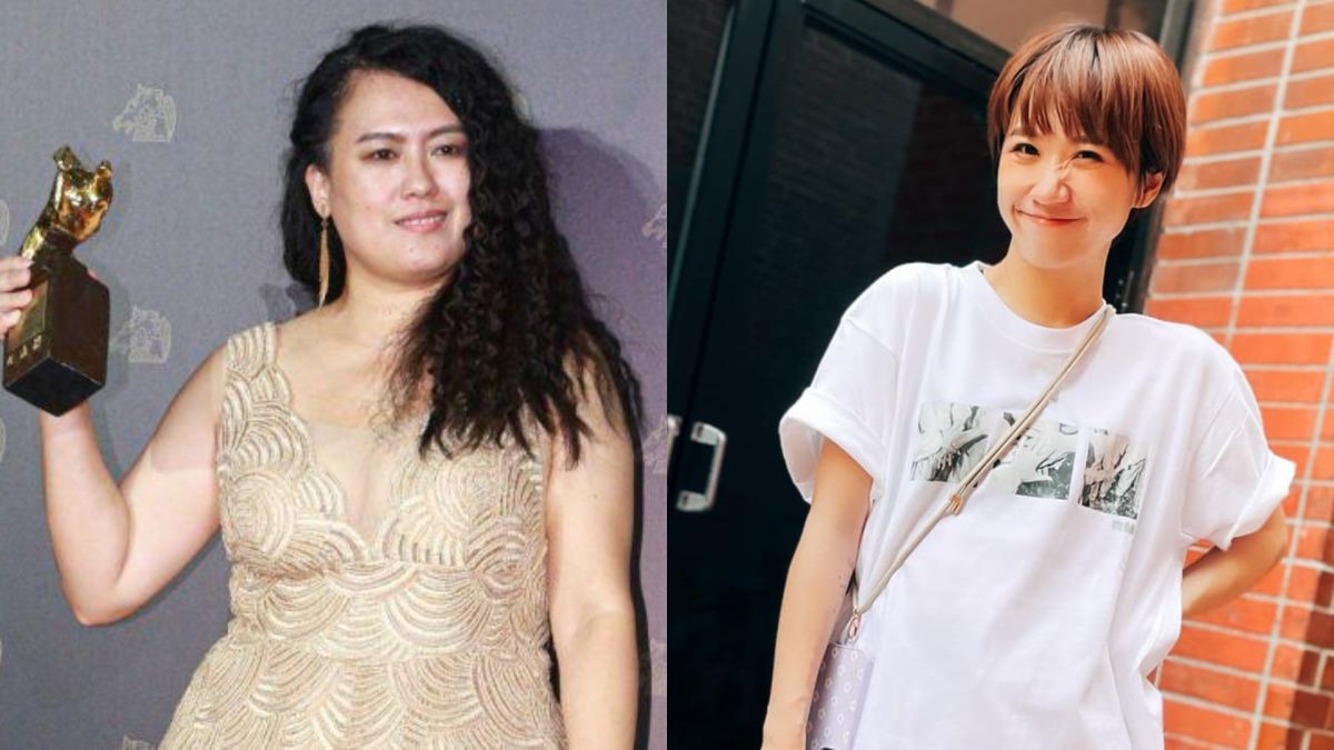 ▲導演陳潔瑤（左）得獎感言惹哭LuLu。（圖／NOWnews攝影中心、翻攝自LuLu臉書）