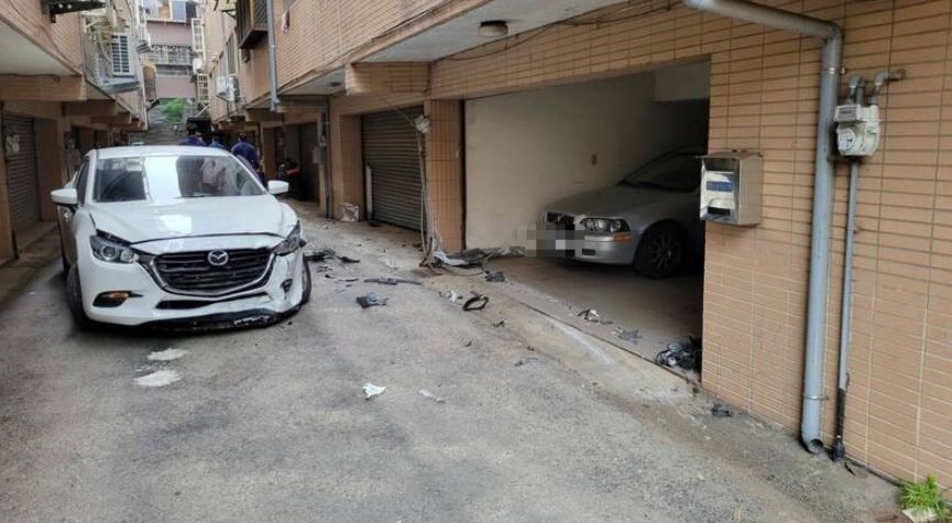 ▲新竹縣寶山鄉今天（22日）中午驚傳警匪追逐。（圖／翻攝畫面）