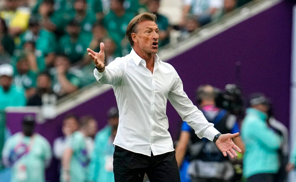 ▲沙烏地阿拉伯男足國家隊主帥Herve Renard。（圖／美聯社／達志影像）