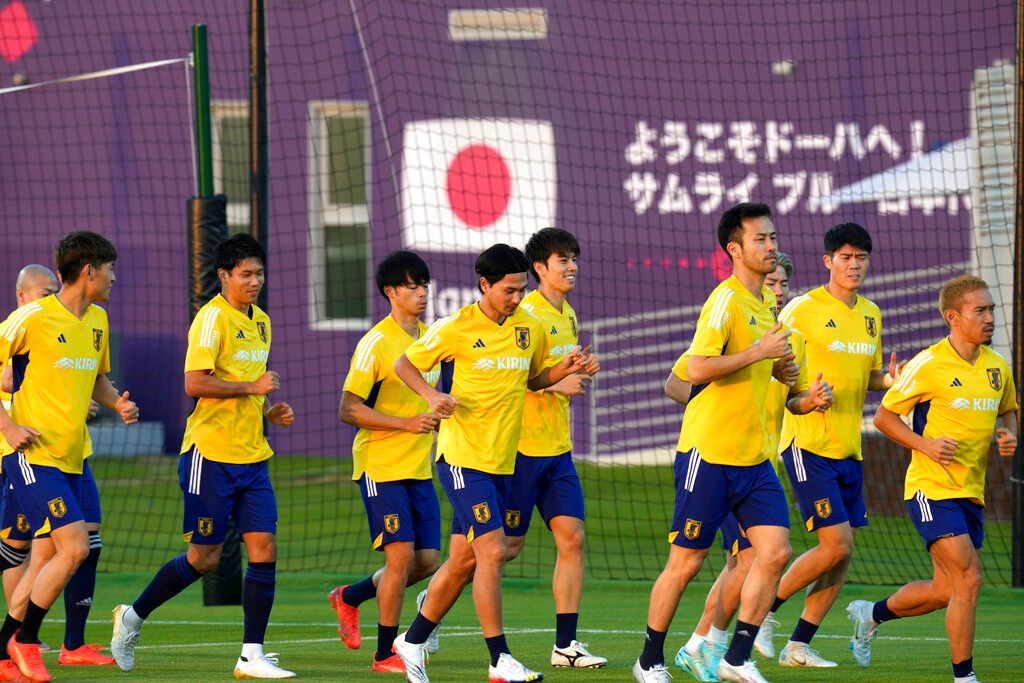▲日本足球國家隊。（圖／美聯社／達志影像）