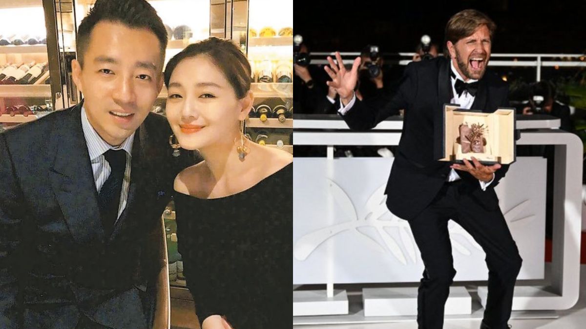 ▲電影《瘋狂富作用》導演魯本奧斯倫（右）相信有錢人是善良的。（圖／翻攝自微博、CATCHPLAY提供）