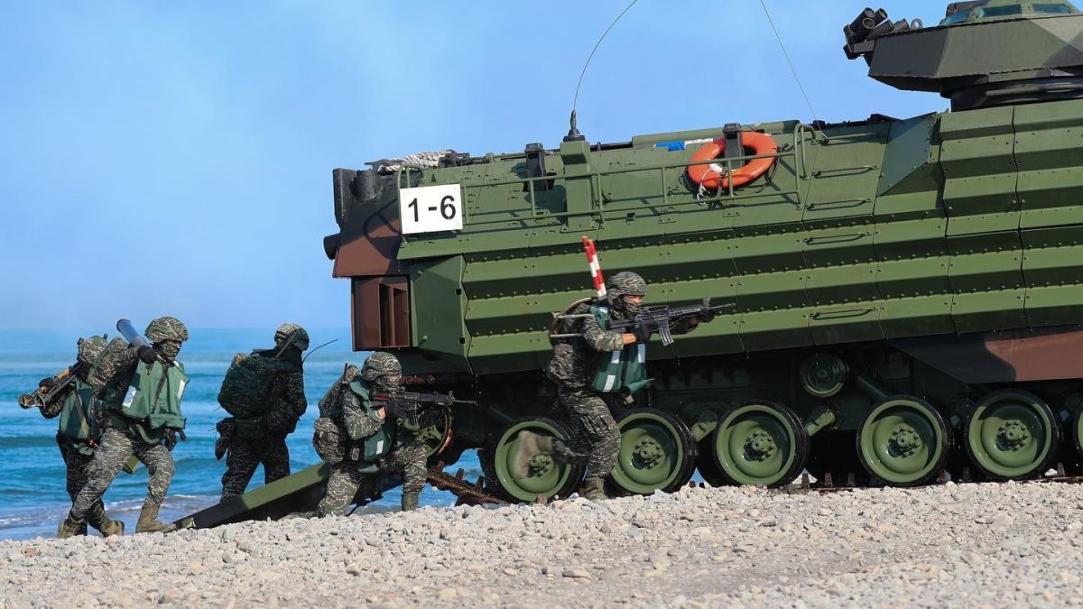 ▲ 民間期待籌組國土防衛隊，在戰時派上用場。圖為國軍漢光演習。翻攝軍聞社臉書