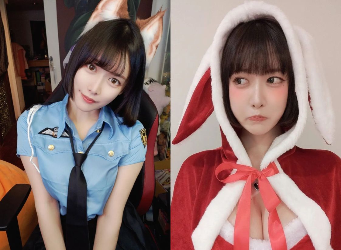 ▲有「最美女士官」的網紅何語萱（菈菈）瘋世足，豈料卻透露自己「輸到脫褲子」，並附上一張穿著球衣「露出翹臀」的照片，讓網友鼻血狂噴。（圖／翻攝自菈菈IG）