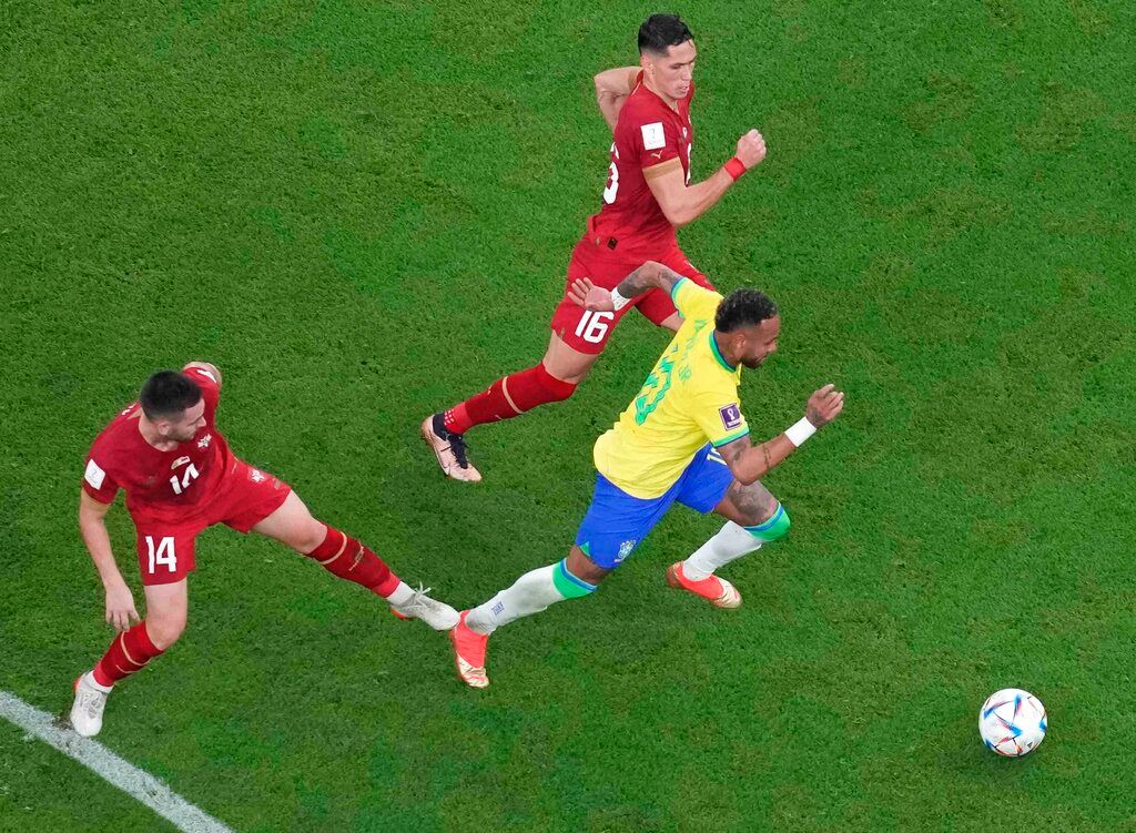 ▲巴西上半場無法破門。（圖／美聯社／達志影像）