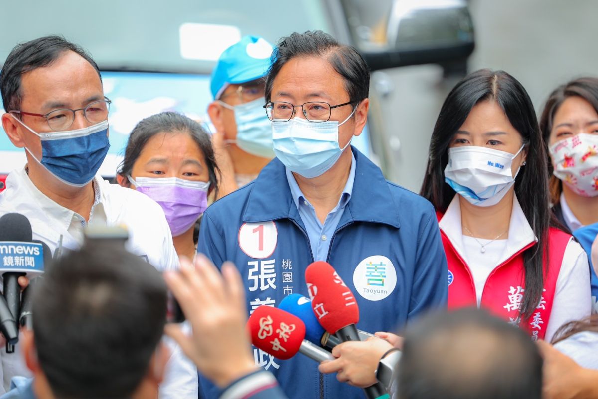 ▲桃園市長選戰結果出爐，國民黨張善政勝選。（圖／張善政競辦提供）