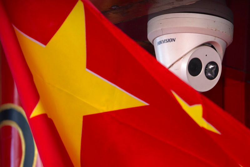 ▲英國下令禁止敏感場所使用中國製監視器設備。示意圖。（圖／美聯社／達志影像）