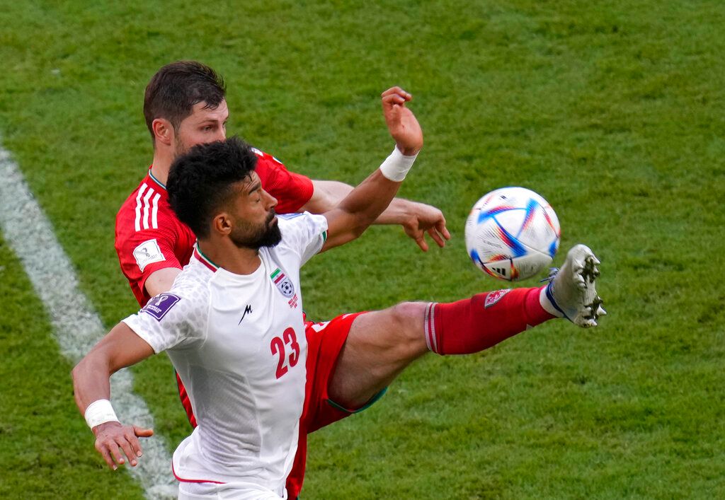 ▲伊朗戲劇性贏球。（圖／美聯社／達志影像）