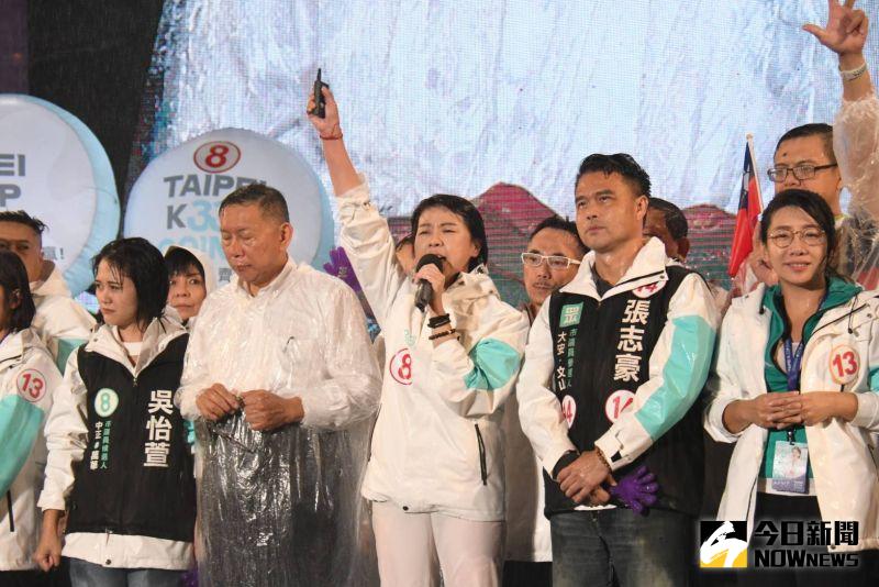 ▲無黨籍台北市長候選人黃珊珊落選，被網友公認是本屆最大遺珠。（圖／記者林調遜攝）