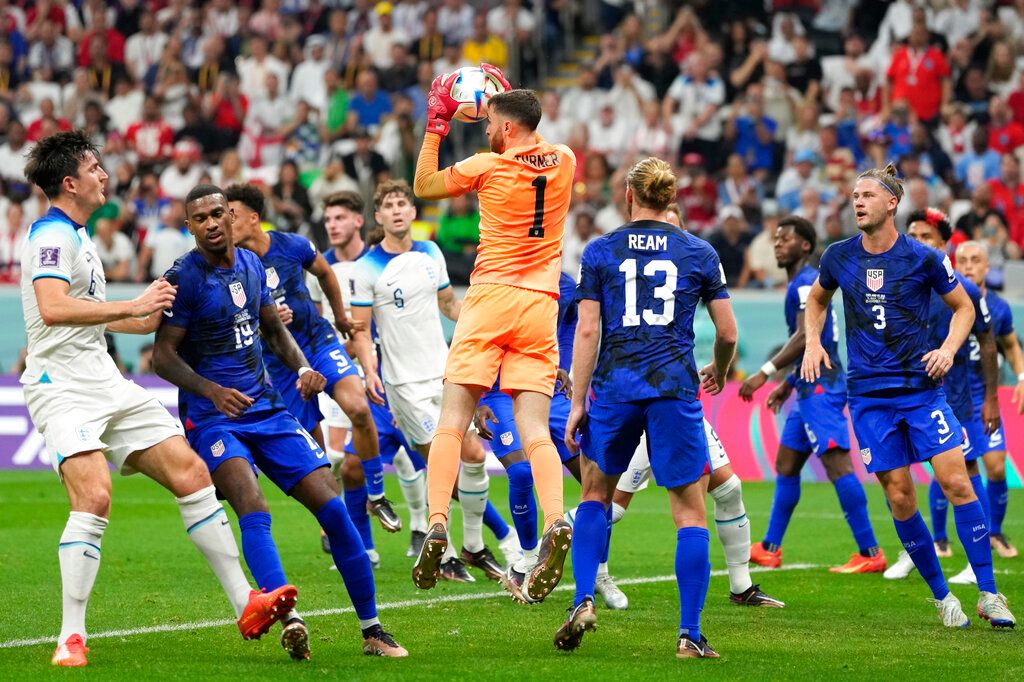 ▲英美之戰膠著，半場戰成0：0。（圖／美聯社／達志影像）