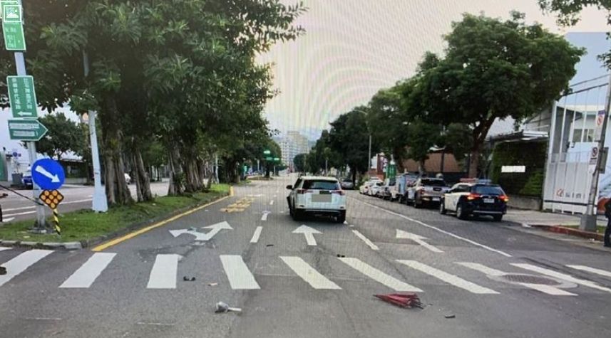 ▲台北市北投區今天清晨發生一起死亡車禍。（圖／翻攝畫面）