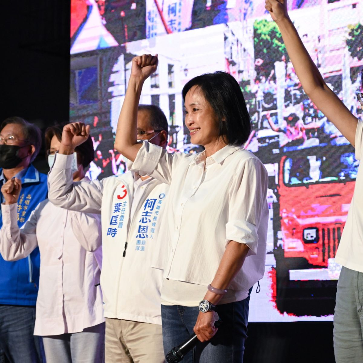 ▲柯志恩說選後會在高雄扎根、成立基金會。（圖／柯志恩競總提供）