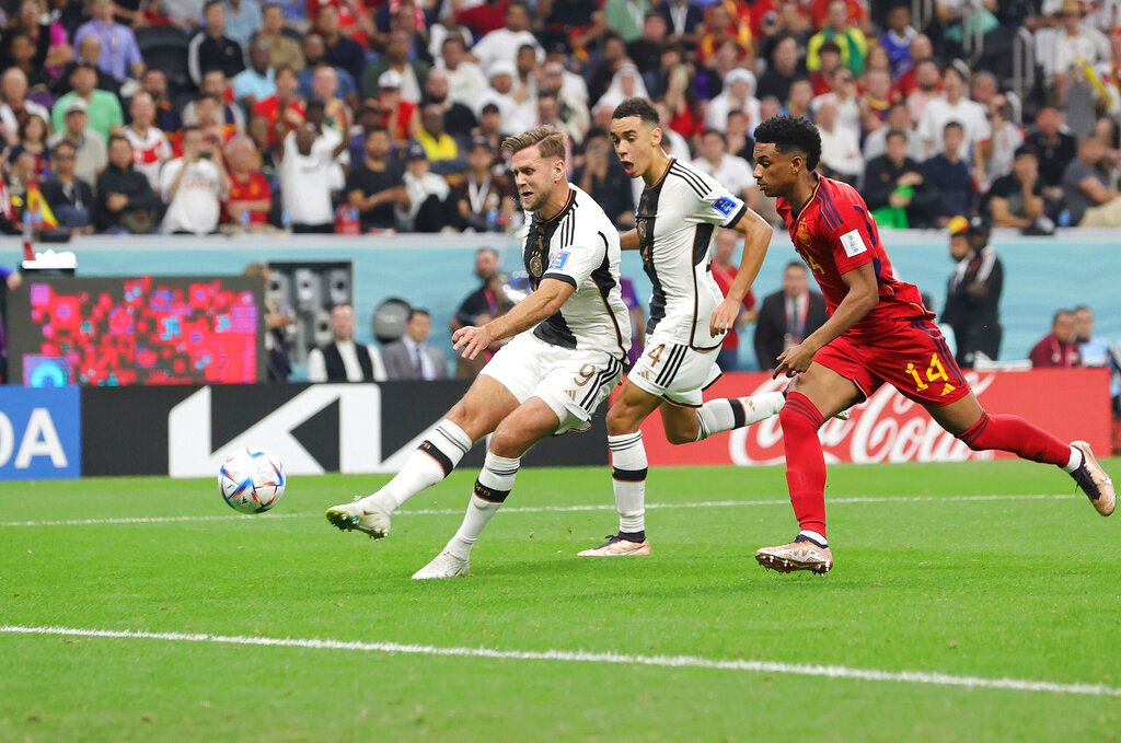 ▲Niclas Fullkrug替補上場，幫助德國打進追平分。（圖／美聯社／達志影像）