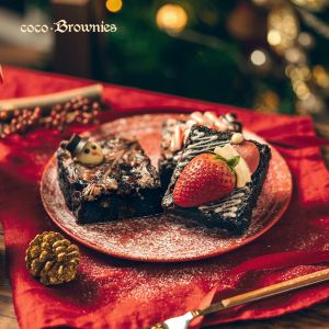 ▲coco.Brownies可可布朗推出聖誕節限定禮盒。（圖／翻攝自coco.Brownies 可可布朗FB）