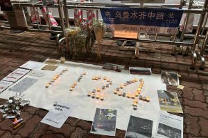 ▲香港聲援白紙革命。（圖／美聯社／達志影像）
