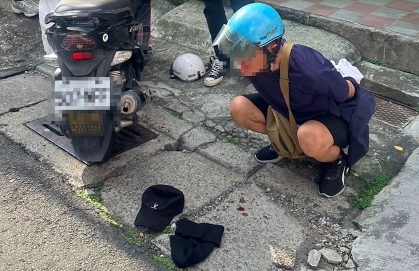 ▲新北市1名45歲黃姓男子，有搶奪、竊盜及毒品前科，黃男從26日開始連續3天，騎乘偷來的機車，在三重、蘆洲、板橋行搶落單女子，最終遭逮。（圖／翻攝畫面）